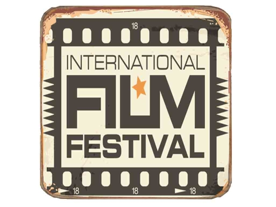 Σουβέρ ξύλινo χειροποίητo film festival 