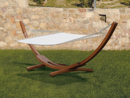 Αιώρα με ξύλινη βάση και πανί medium  310x118x120 εκ