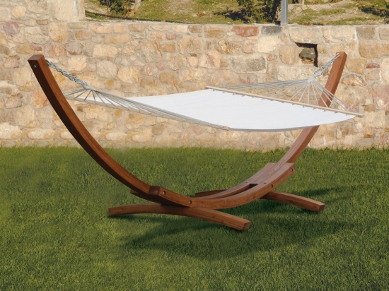 Αιώρα με ξύλινη βάση και πανί Large 410x119x125 εκ