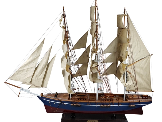 Cutty Sark καραβάκι διακοσμητικό ιστιοφόρο μπλε και καφέ 120x19x97 εκ
