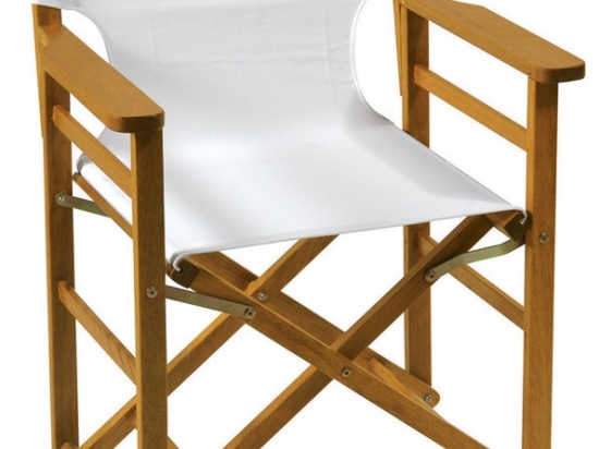 Ξύλινη πτυσσόμενη πολυθρόνα σκηνοθέτη Acacia Wood 58x47x88 εκ