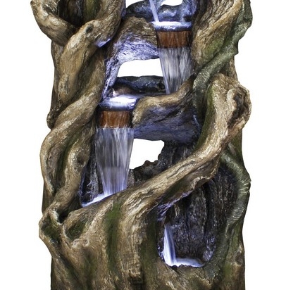 Lakes and Caves συντριβάνι Feng Shui με led φωτισμό 64x53x131 εκ