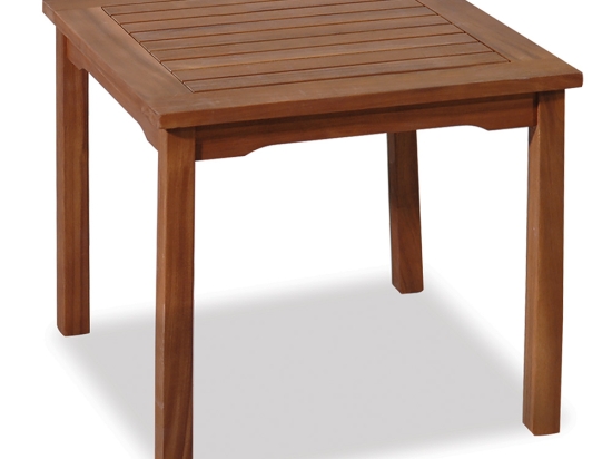 Ξύλινο βοηθητικό τραπεζάκι coffee table acacia wood 50x50x45 εκ