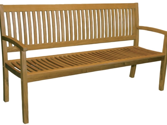Παγκάκι ξύλινο δύο θέσεων Acacia Wood 120x62x88 εκ