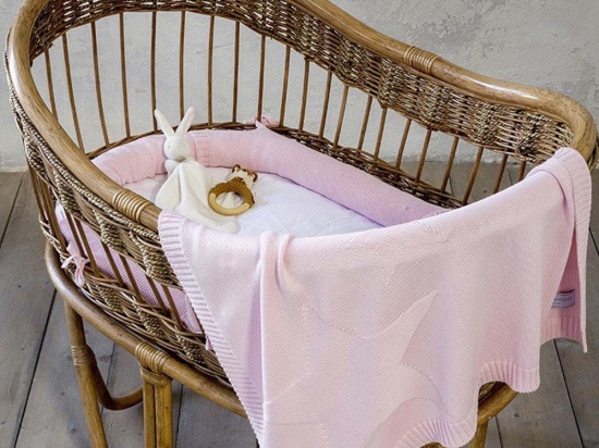 Hoodoo Pink σετ λίκνου με κουβέρτα και πάντα