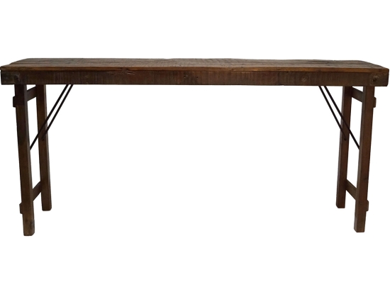 Adrian κονσόλα από ανακυκλωμένο ξύλο 165x40x75 εκ