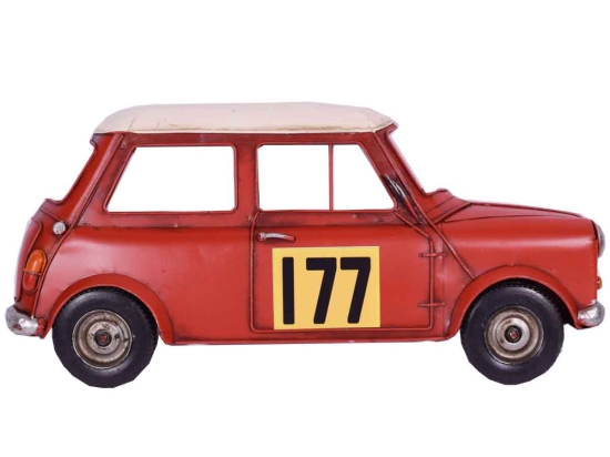 Μεταλλικό διακοσμητικό τοίχου ρετρό Mini 39x6x18 εκ