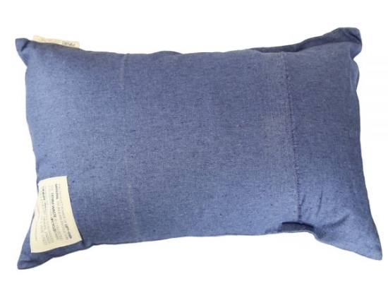 Denim μαξιλάρι μπλε από ανακυκλωμένο τζιν 40x60 εκ