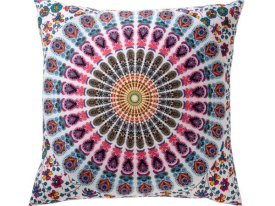 Μαξιλάρι Mandala σε ροζ απόχρωση40x40 εκ