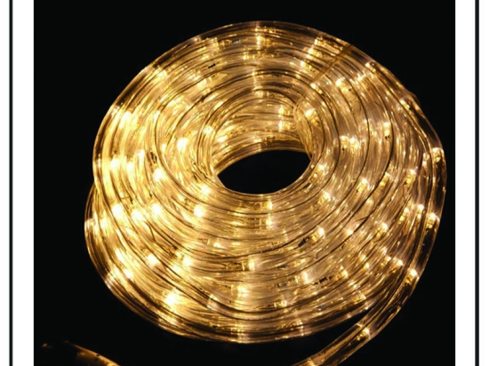 Φωτοσωλήνας Led λαμπάκια IP44 με λευκό θερμό φως 100μ