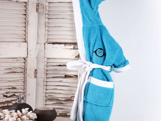 Μπουρνούζι Παιδικό Icey Turquoise Sb Home