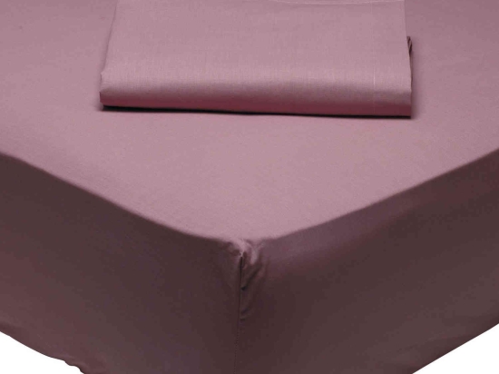 Σεντόνι 1008 Burgundy Best Colors Das Home Μονό 170x260cm Χωρίς Λάστιχο 100% Βαμβάκι