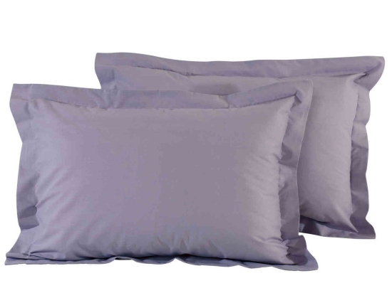Μαξιλαροθήκες Σετ 2τμχ 1009 Best Colors Lila Das Home 50Χ70 100% Βαμβάκι