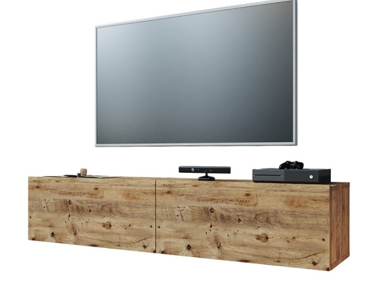 Έπιπλο τηλεόρασης επιτοίχιο Dello pakoworld oak 140x31,5x29,5εκ