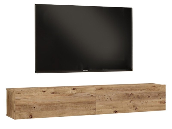 Έπιπλο τηλεόρασης επιτοίχιο Dello pakoworld sonoma 180x31.6x29.6εκ