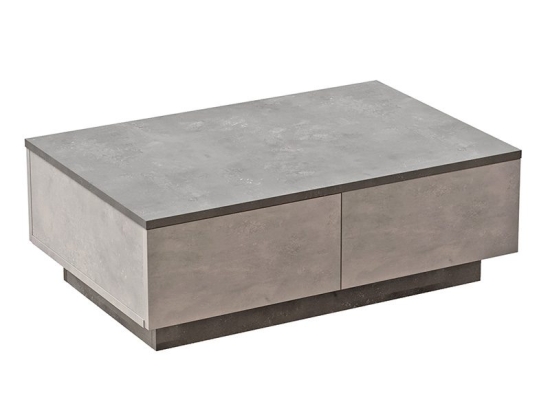 Τραπέζι σαλονιού Thunder pakoworld ανθρακί antique-γκρι antique 90x60x31.5εκ