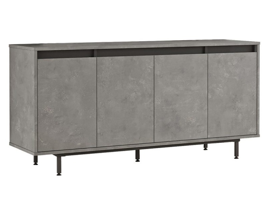 Μπουφές Jethro pakoworld ανθρακί antique-wenge 160x44.5x75.5εκ
