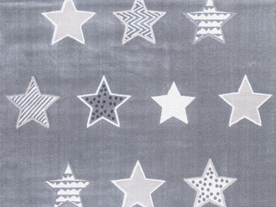 Χαλί Παιδικό Bambino Stars A168A Grey Ezzo 160X230cm