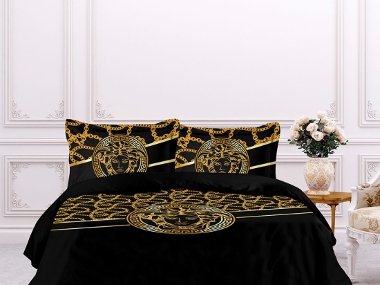 Makis Tselios Home Σετ Παπλωματοθήκη Υπέρδιπλη 220x240 Chains