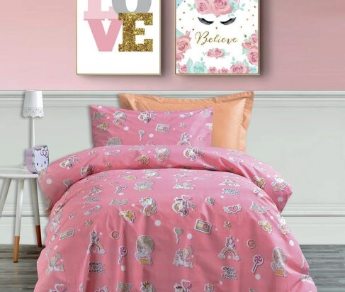Makis Tselios Home Σετ Παιδική Παπλωματοθήκη Μονή Lucky 160x240