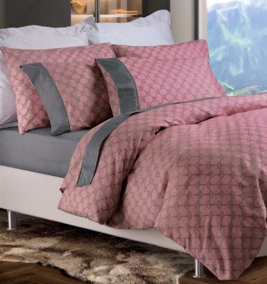 Makis Tselios Home Σετ Παπλωματοθήκη Βαμβακερή Μονή 170x240 Diamonds