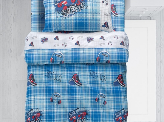 Makis Tselios Home Σετ Παιδική Παπλωματοθήκη Μονή Skate 160×240