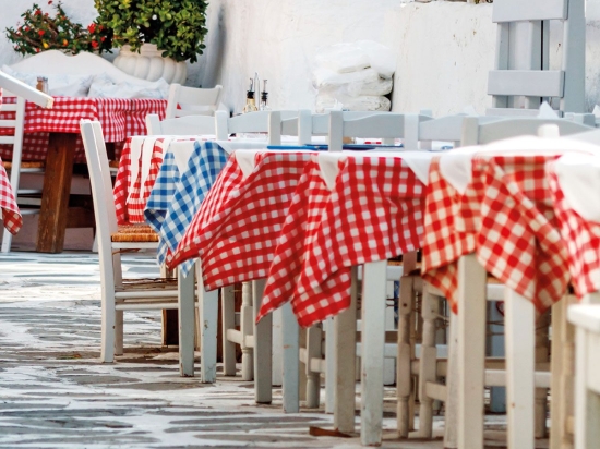 Beauty Home Επαγγελματικό τραπεζομάντηλο Checks Art Ε8013 Πράσινο 100x100