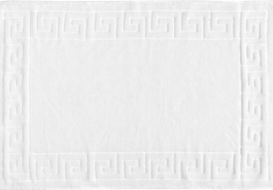 Beauty Home Ταπέτο μπάνιου Neron Art 3018 μαίανδρος 50x75 Λευκό