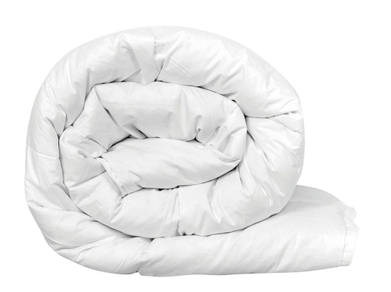 Beauty Home Παπλώματα πουπουλένια μονά (2τμχ) με Clip clap Art 4062 450gsm (300gsm+150gsm) 160x240 Λευκό