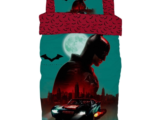 Beauty Home Σετ παπλωματοθήκη μονή Art 6185 The Batman 165x250 Εμπριμέ