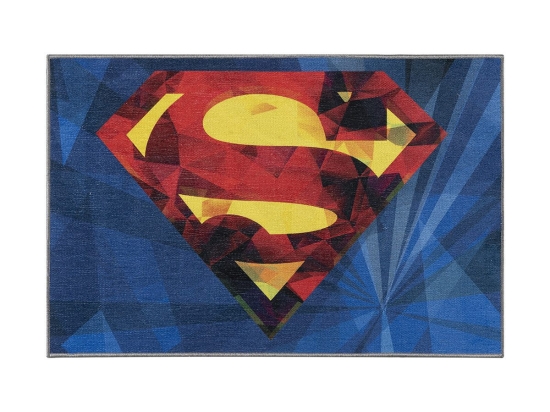 Beauty Home Πατάκι Art 6187 Superman 55x85 Μπλε