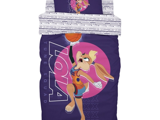 Beauty Home Σετ παπλωματοθήκη μονή Art 6193 Space Jam Lola 165x250 Εμπριμέ