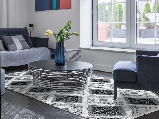 Χαλί βαμβακερό Morocotton 9240 Γκρι       Beauty Home