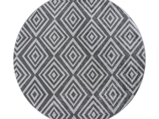 Ροτόντα 140x140 Azelie Art 9762-Grey Γκρι   Beauty Home