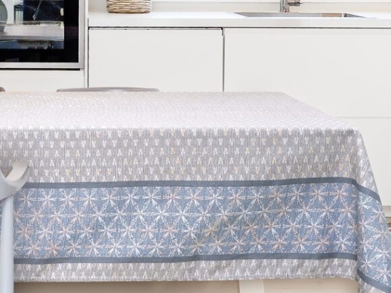 Beauty Home Τραπεζομάντηλο Mint Art 8487 Εμπριμέ 140x180