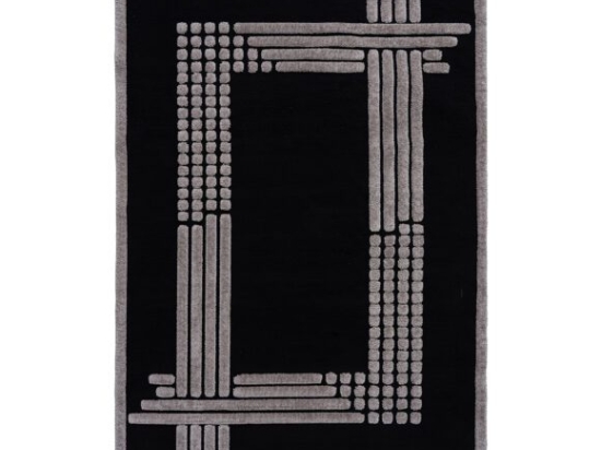 Beauty Home Χαλί Noir Art 9437 133x190 Black Μαύρο
