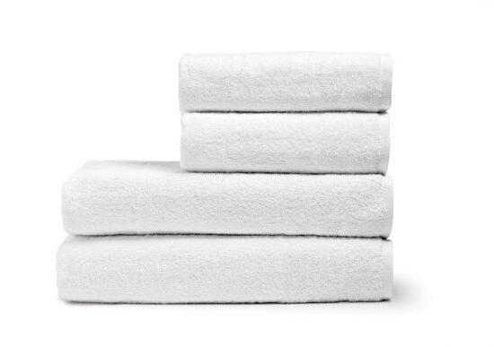 Beauty Home Πετσέτα Μπάνιου Ξενοδοχείου Smooth 500gsm plain 100% Cotton 80x200 Λευκό