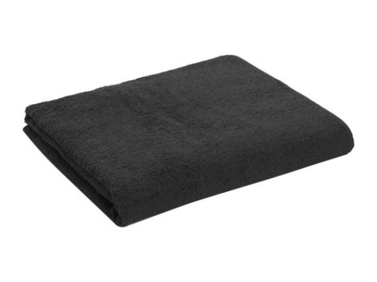Πετσέτα πισίνας Active Vat Dyed 80x160 Μαύρο   Beauty Home