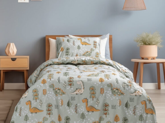 Σετ πάπλωμα μονό Dodo Art 6230 160x240 Λαδί       Beauty Home