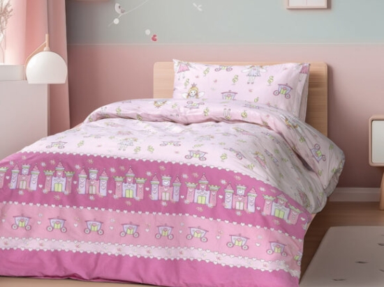 Beauty Home Σεντόνι μονό με μαξιλαροθήκη Dreamy Art 6232 170x260 Ροζ