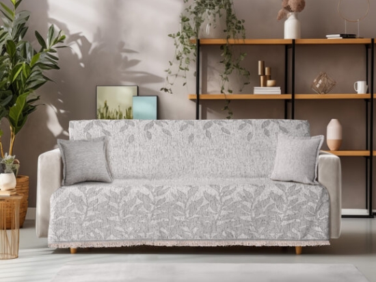 Beauty Home Ριχτάρι Τριθέσιο Art 8633 180x300 Εκρού