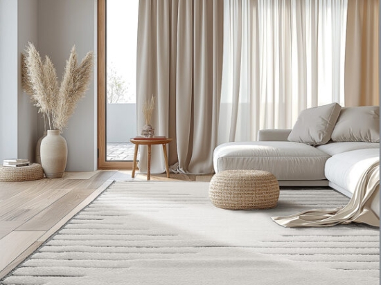 Beauty Home Χαλί Cozy Art 9637 Εκρού 133x190