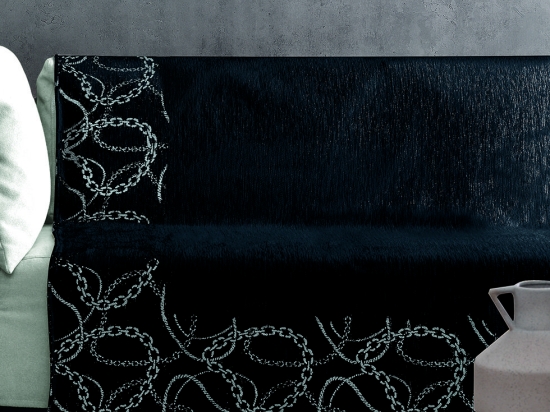 Makis Tselios Home Τριθέσιο Ριχτάρι Cadena 180x300cm 4 Black