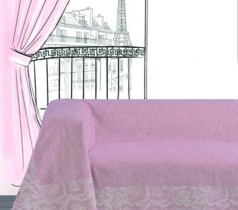 Makis Tselios Home Διθέσιο Ριχτάρι 180x250cm Amazon2 D. Pink
