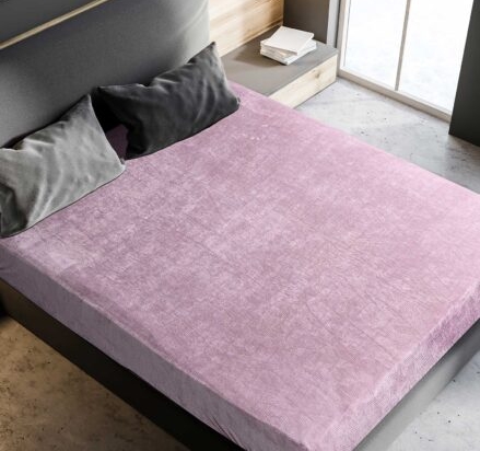 Σεντόνι Flannel GELID PINK flannel-υπέρδιπλο-με-λάστιχο-160-x-200-30-εκ