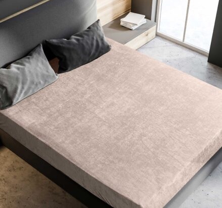 Σεντόνι Flannel GELID BEIGE flannel-ημίδιπλο-με-λάστιχο-120-x-200-30-εκ