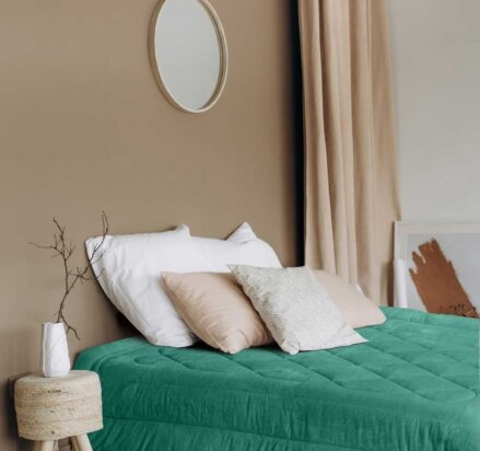Κουβερτοπάπλωμα UNICOLORE GREEN