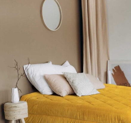 Κουβερτοπάπλωμα UNICOLORE YELLOW κουβερτοπάπλωμα-king-240-x-260-εκ