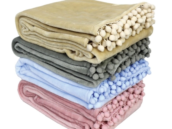 Makis Tselios Home Pommy Κουβέρτα Fleece Μονή 160x240 Blue