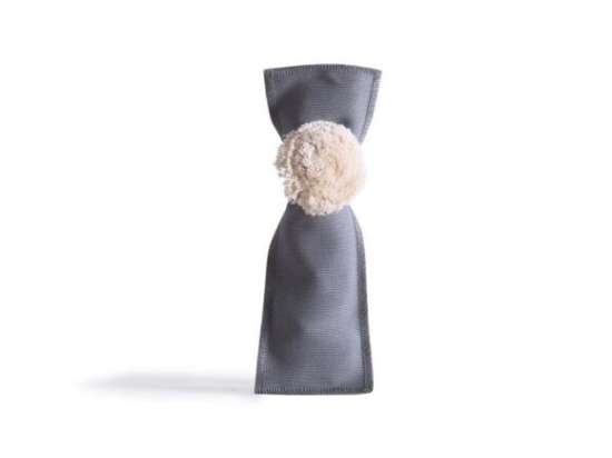 Beauty Home ΠΟΥΓΚΙ ΜΑΚΡΟΣΤΕΝΟ PREMIUM 6 x 19 cm -ΓΚΡΙ